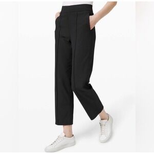 Lululemon Urban Strides Super High-Rise Pant 25" Ribbed Trousers Size 2